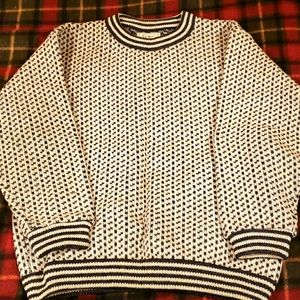 L.L. Bean Norwegian Wool Fisherman Sweater Tall